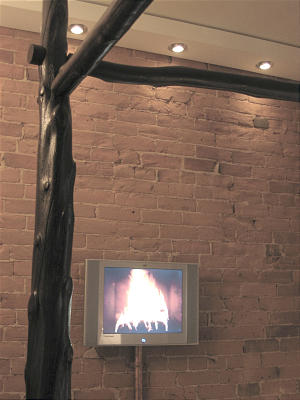 Flatscreen/Fireplace